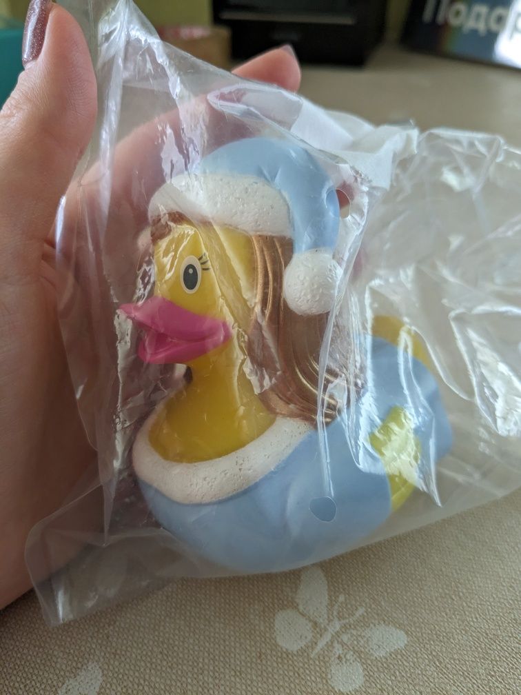 Funny Ducks качка жінка Санта Клауса іграшка для ванної