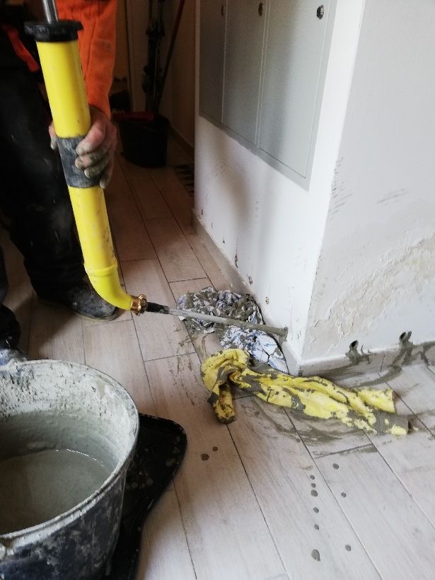 podnoszenie posadzek ścian stabilizacja iniekcja krystaliczna Lublin
