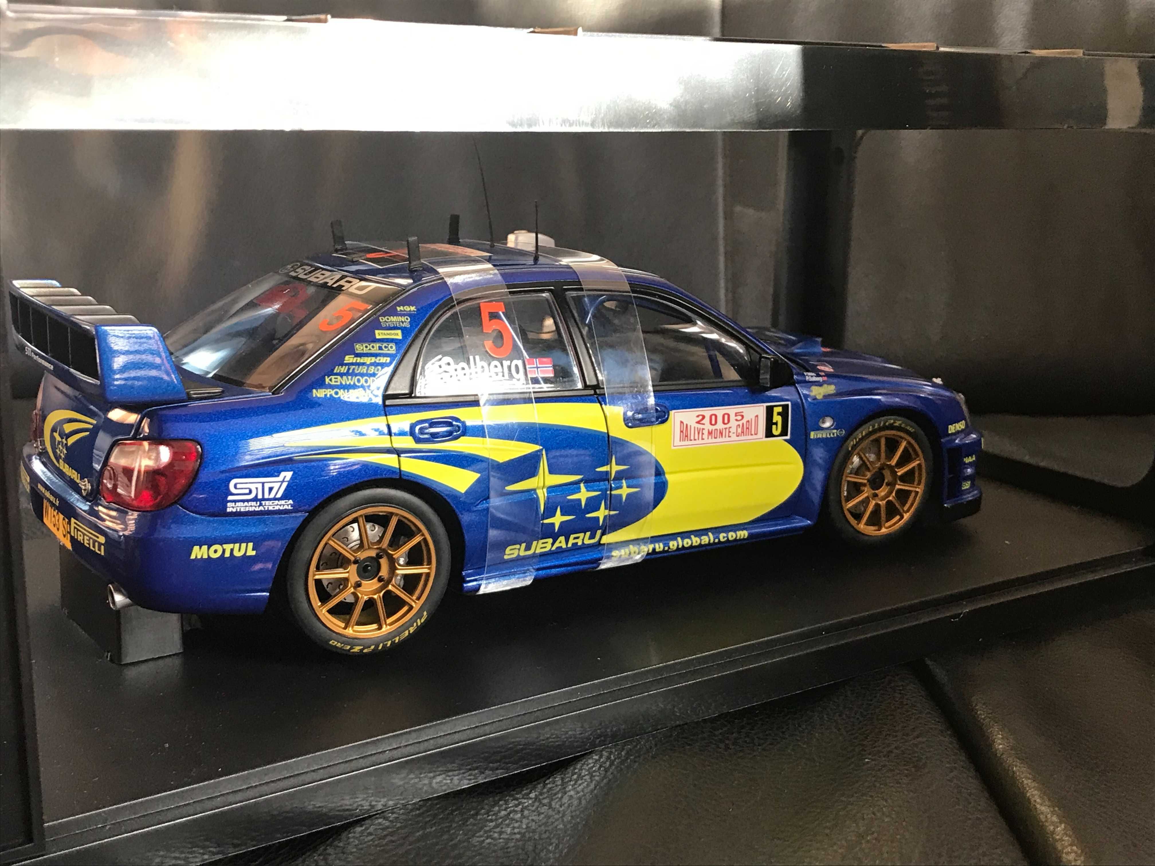 Autoart 1:18 Subaru Impreza WRC Nr 5 Solberg 2005 Rajd Monte Carlo