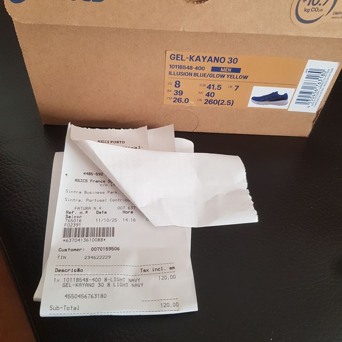 Vendo sapatilhas Asics Gel Kayano 30