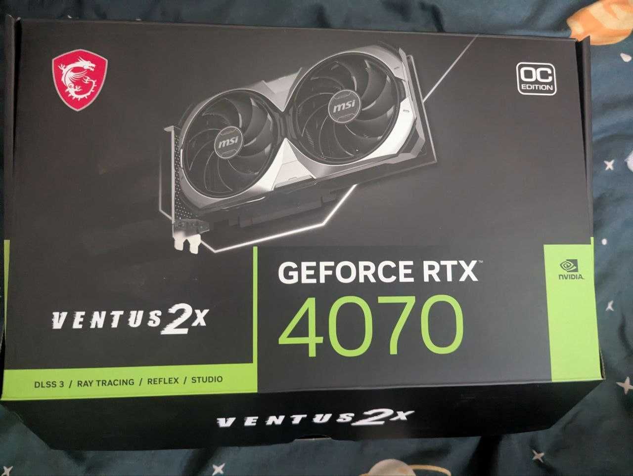 MSI RTX 4070 Ventus 2X 12GB | Состояние идеальное