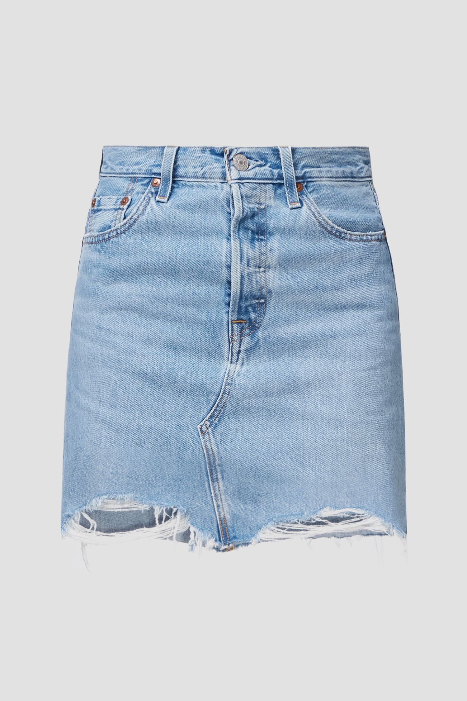 Джинсова юбка з рваностями 
LEVIʼS (оригінал)