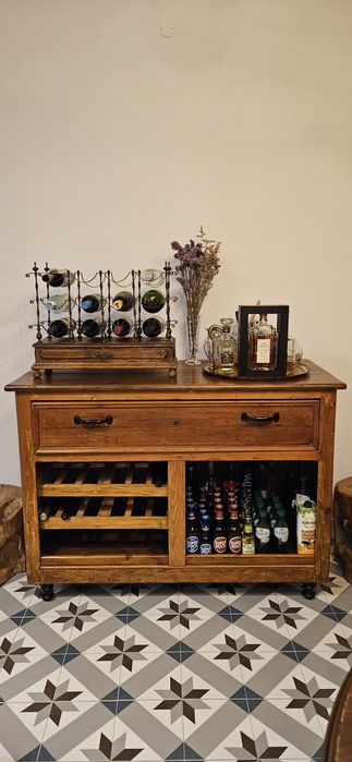 Expositor antigo de bar garrafeira loja