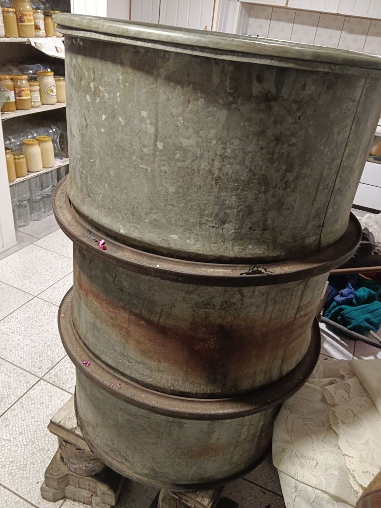 Beczka na miód ocynkowana 200 l