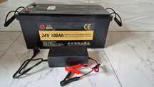 Акумулятор LiFePo4 24v 100A блютуз  зарядне