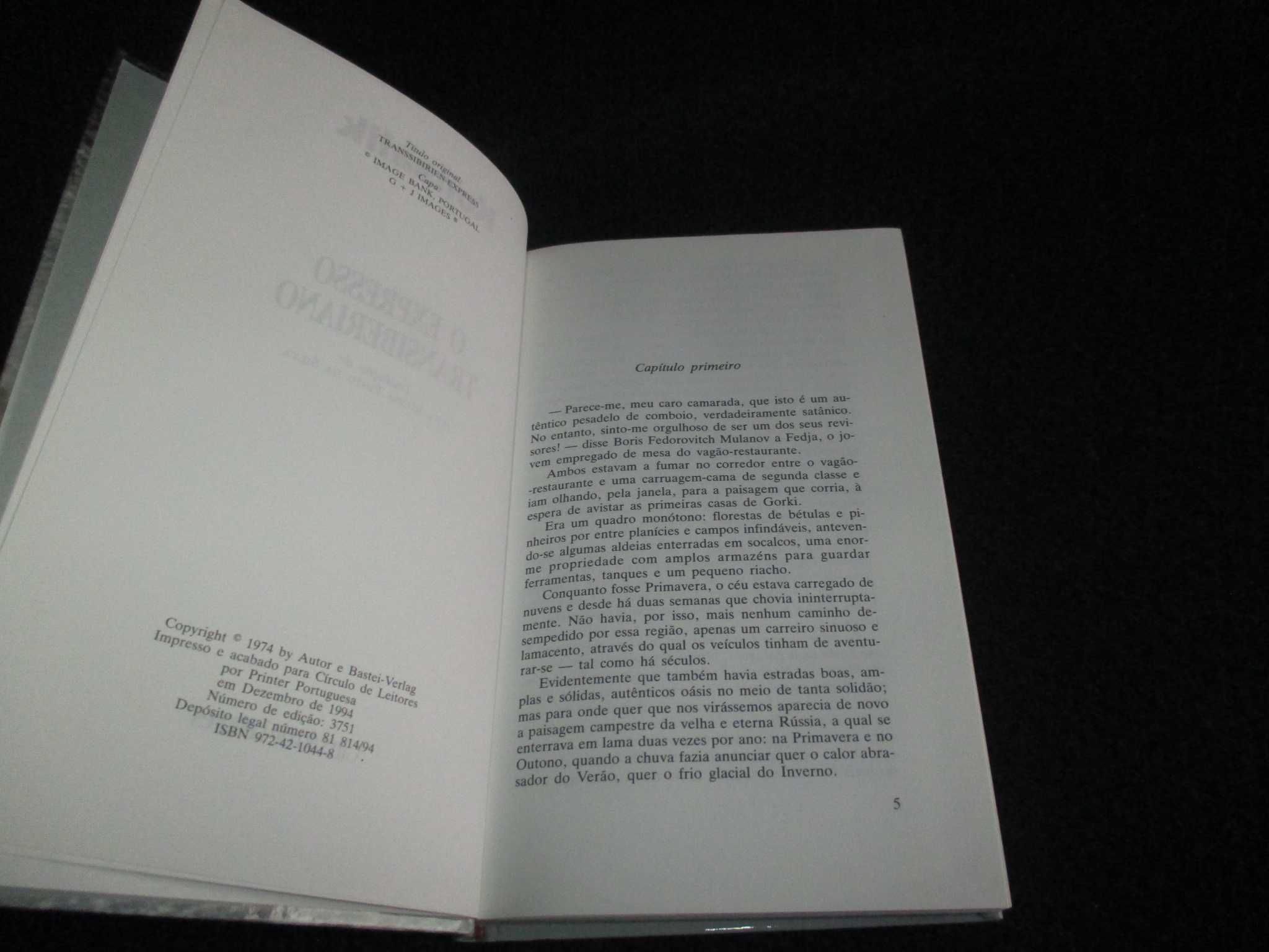 Livro O Expresso Transiberiano Konsalik