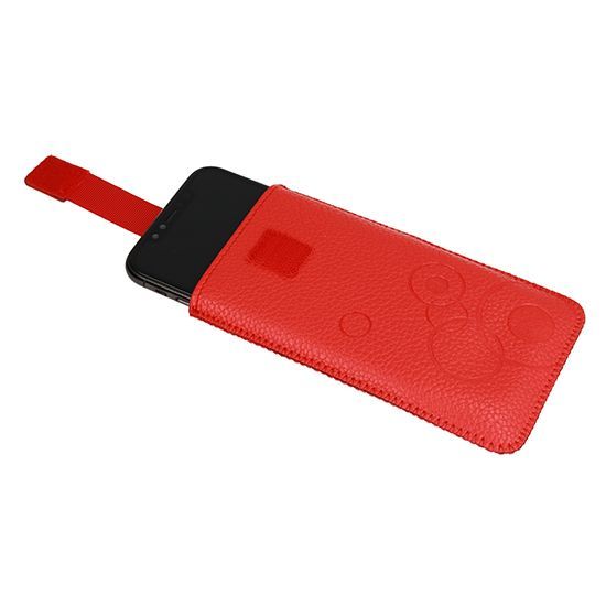 Kieszonka Telone DEKO 14 iPhone 15/15 Pro/16/Samsung S24 Czerwona
