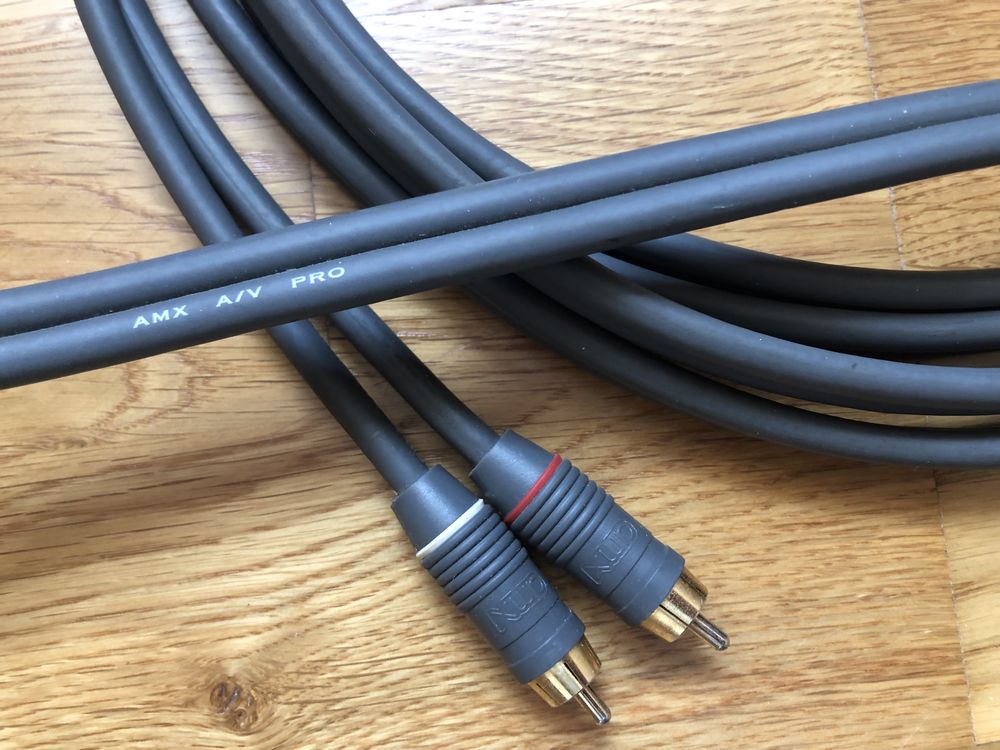 Kabel sygnałowy AMX A/V Pro Audio Cinch RCA 4,6m