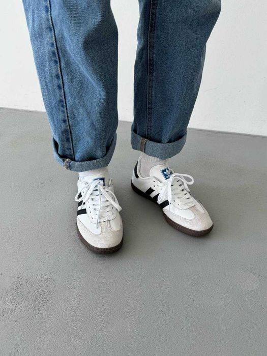 Кросівки Adidas Samba Og Triple Trouble White premium