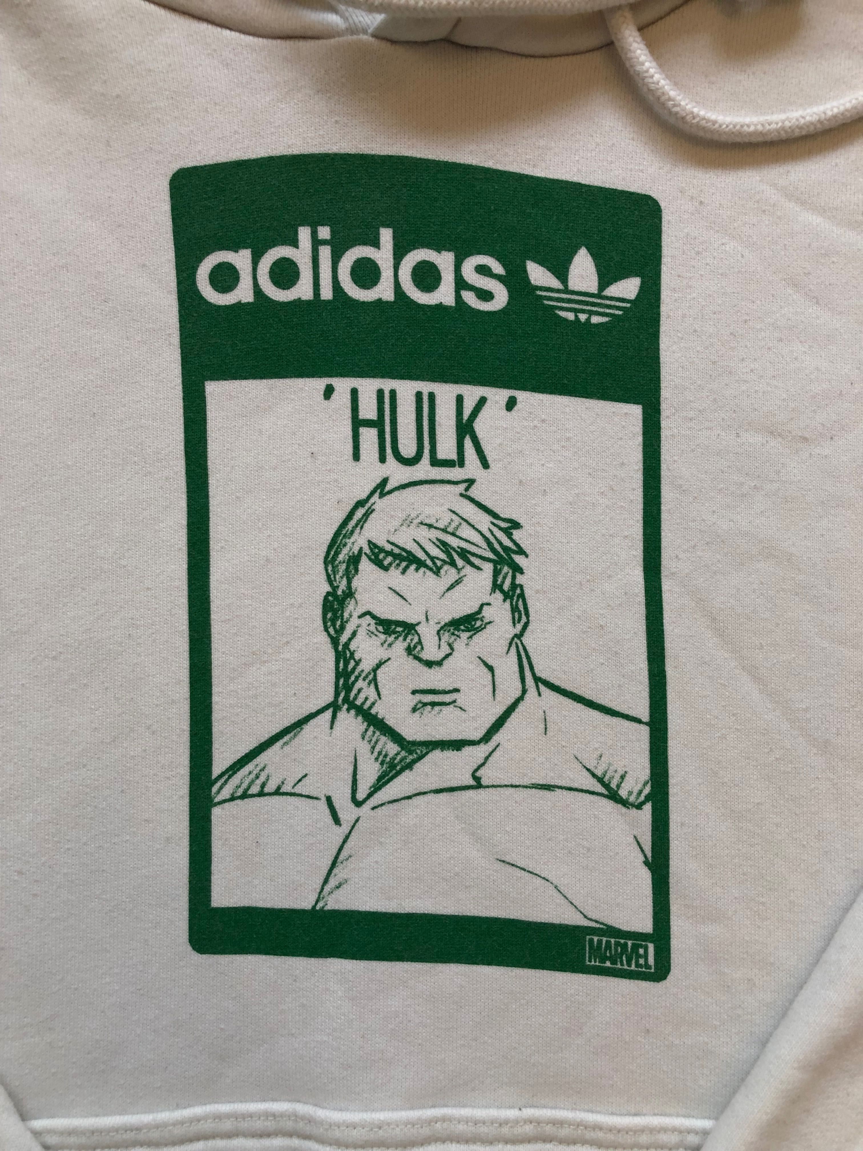 Rare Bluza Adidas Marvel Hulk Big Logo