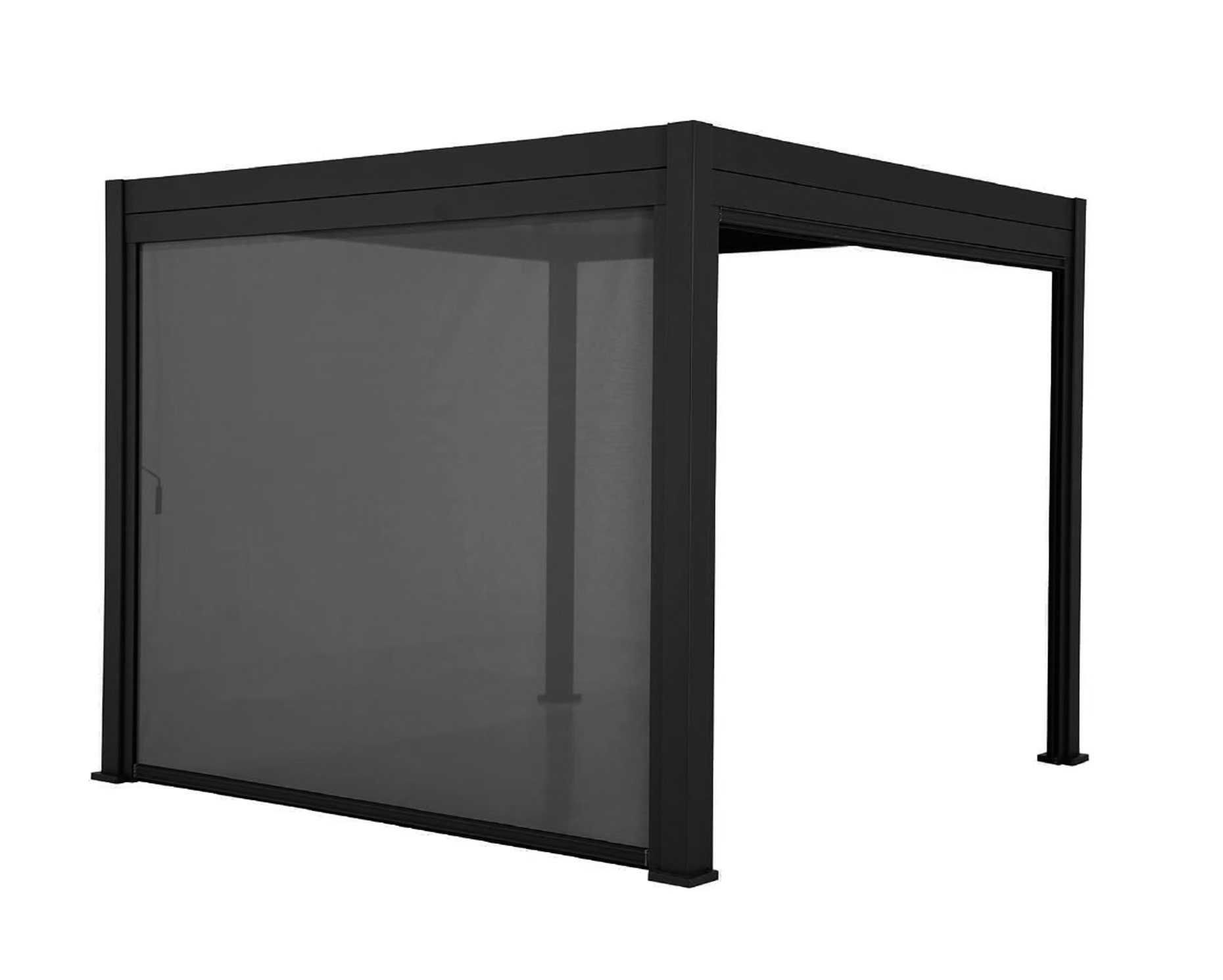 PERGOLA Ogrodowa Tarasowa aluminiowa 3x3m, panele zaciemniające