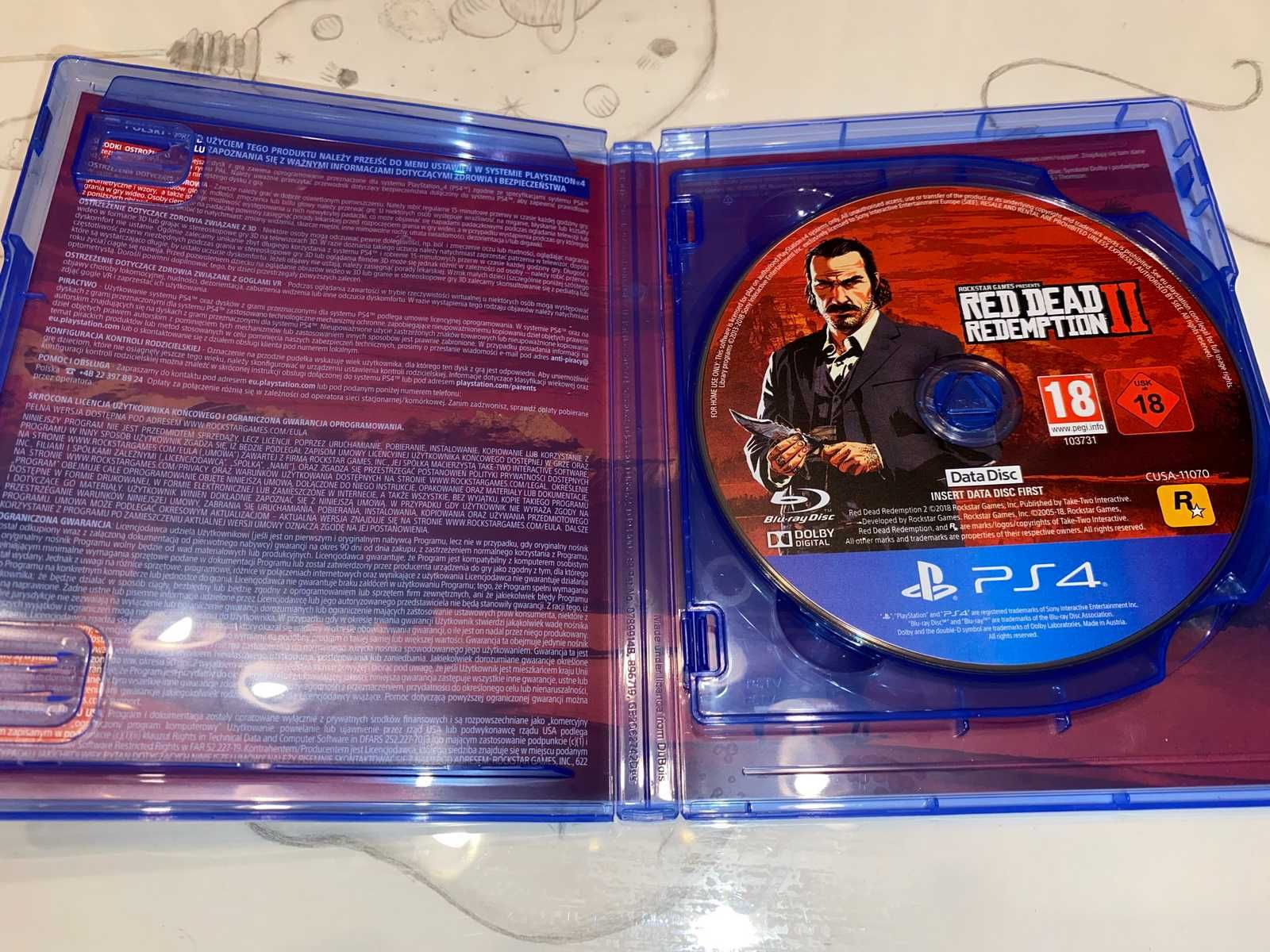 Red Dead Redemption 2 Ps4 polska wersja bez rys