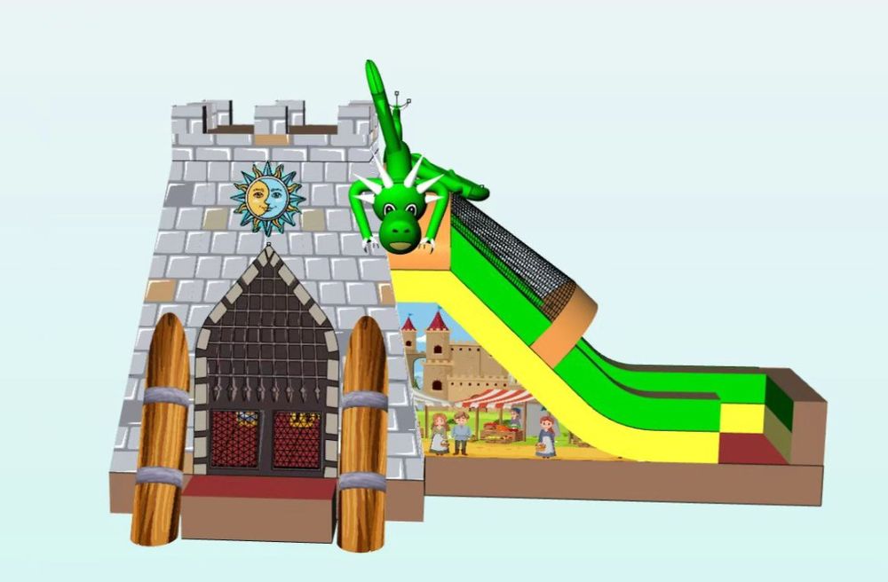 Insuflável Castelo medieval (novo)