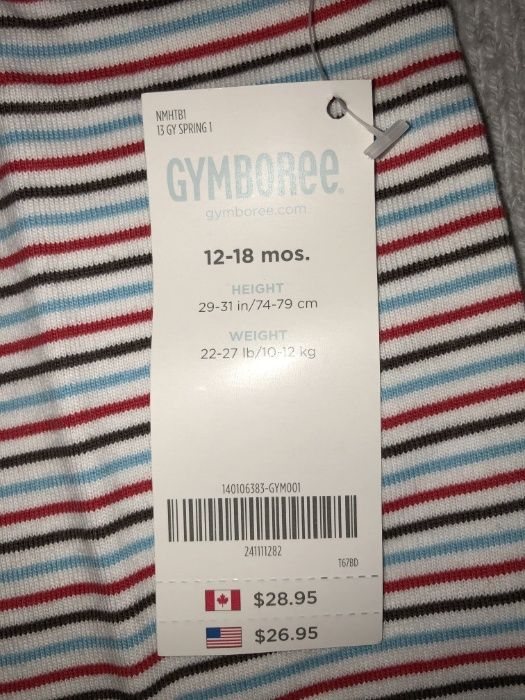 Новый человечек Gymboree на 12-18 мес