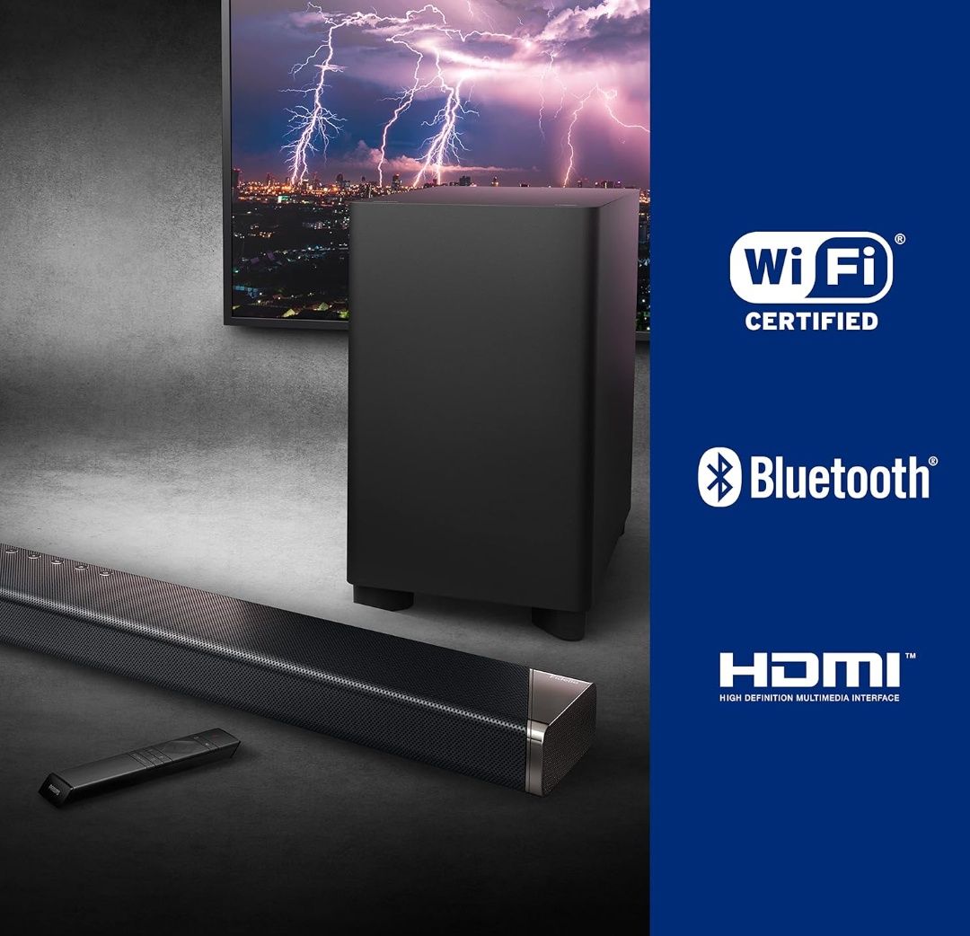 Soundbar Philips Fidelio B95 Dolby Atmos z subwooferem bezprzewodowym