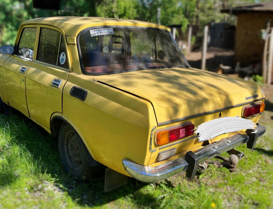 Москвич машина 2140Д, 1984 р., 1.5 газ/бензин, жовтий, на відновлення