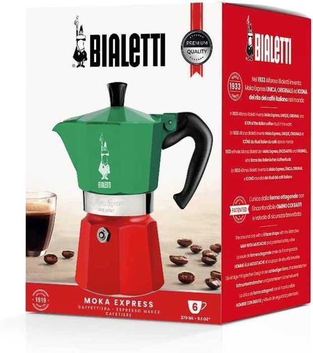 Kawiarka zaparzacz MOKA 6 fil 270ml ITALIA CLASSIC BIALETTI zaparzacz