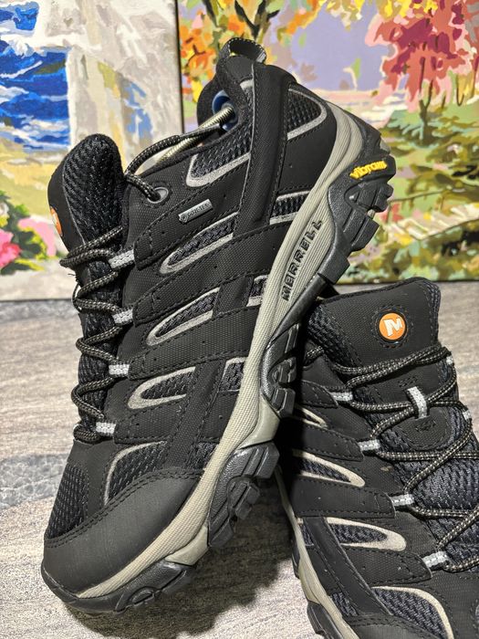 Трекінгові кросівки Чорні Merrell Moab 3 Gore-tex45розмір устілка 29см