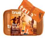 True men skin care - kosmetyczka, ręcznik, SPF30 oraz SPF50 - 2x50ml