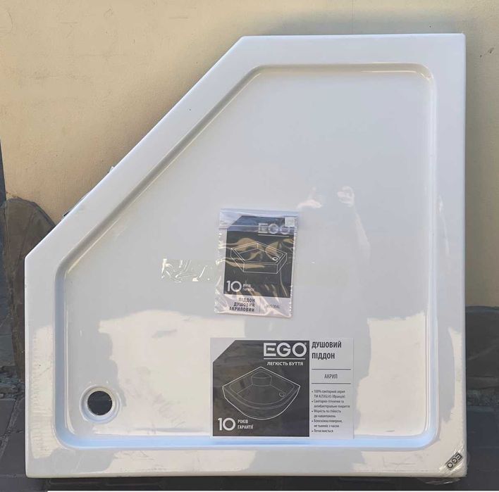 Поддон  душевой EGO MISTRAL 90X90X14 белый