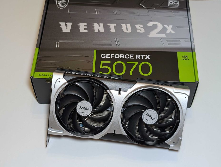Відеокарта MSI GeForce RTX 5070 Ventus 2X OC в ідеальному стані