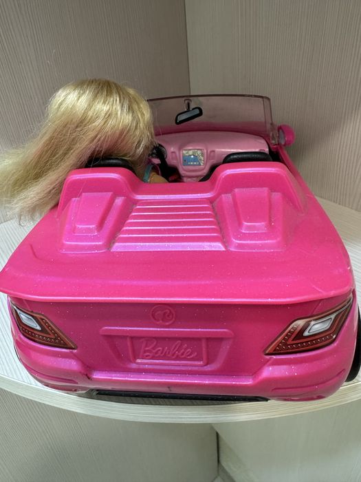 Рожевий кабріолет  з барбі Mattel