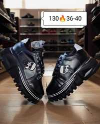 sneakersy KARL LAGERFELD damskie czarne nowe buty 36-40