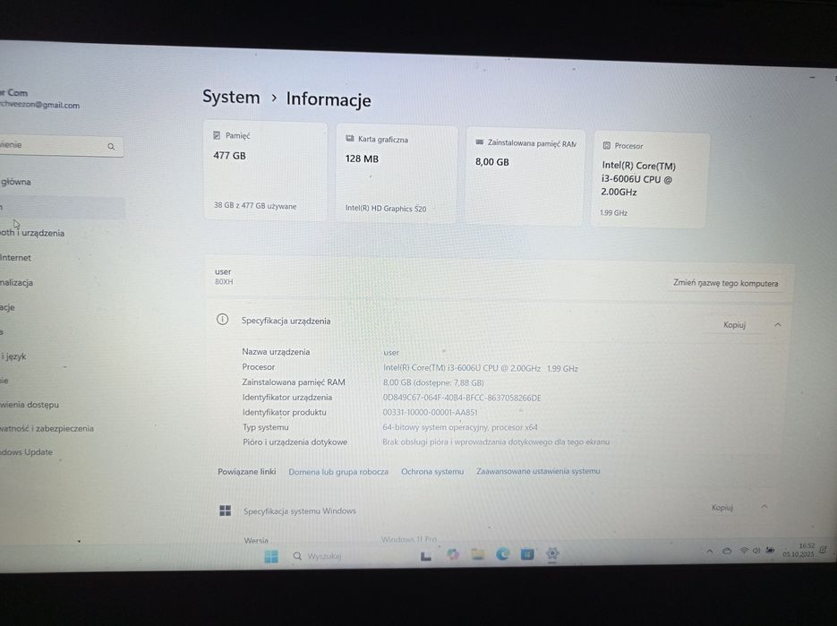 Lenovo Ideapad  - stan bardzo dobry, kontakt tylko olx