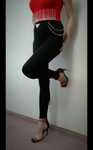Sprzedam nowe spodnie legginsy marszczenia push up