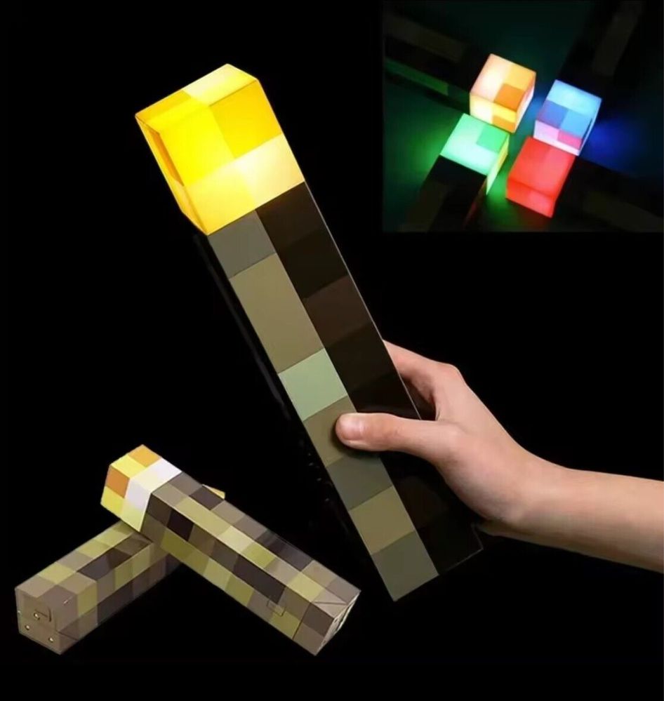 Minecraft Torch - Lampka LED