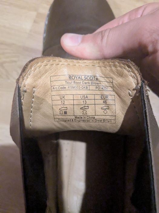 Черевики Челсі Royal Scot 46 розмір / Chelsea Boots Great Britain