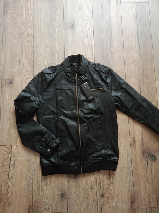 Nowa męska kurtka czarna M