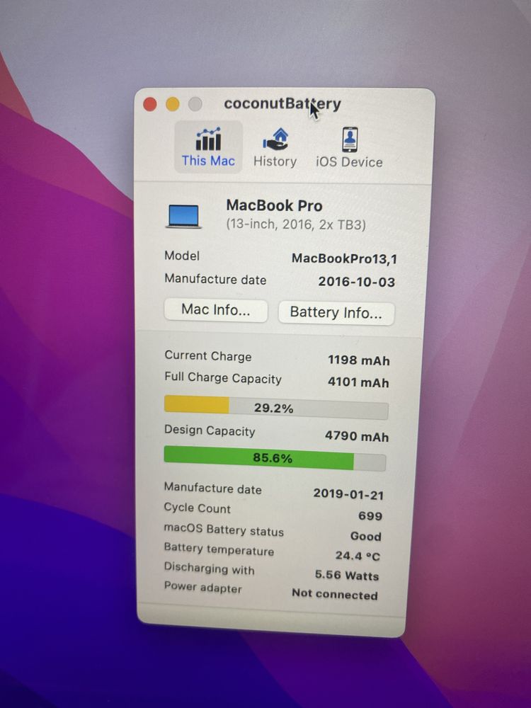 Macbook 2016 8gb i5 стан ідеал