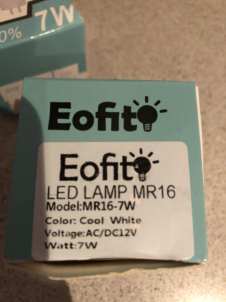 Żarówki led eofiti MR16 GU5.3 7W 12v 6 szt.
