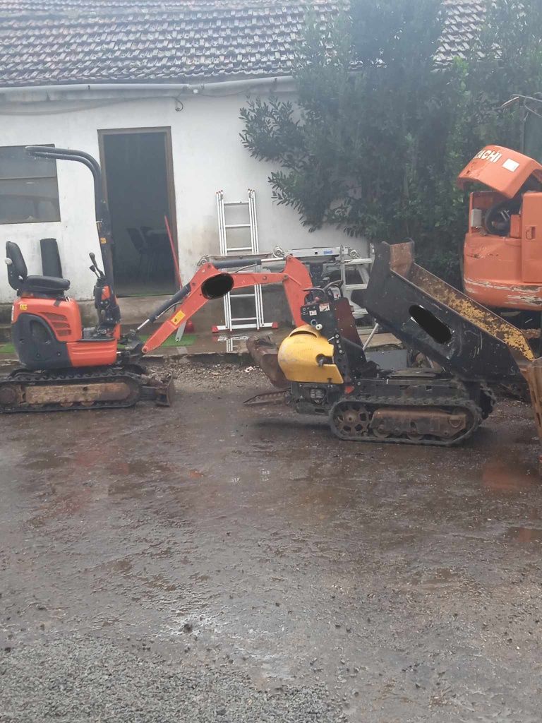 Aluguer de carrinha basculante e mini giratória