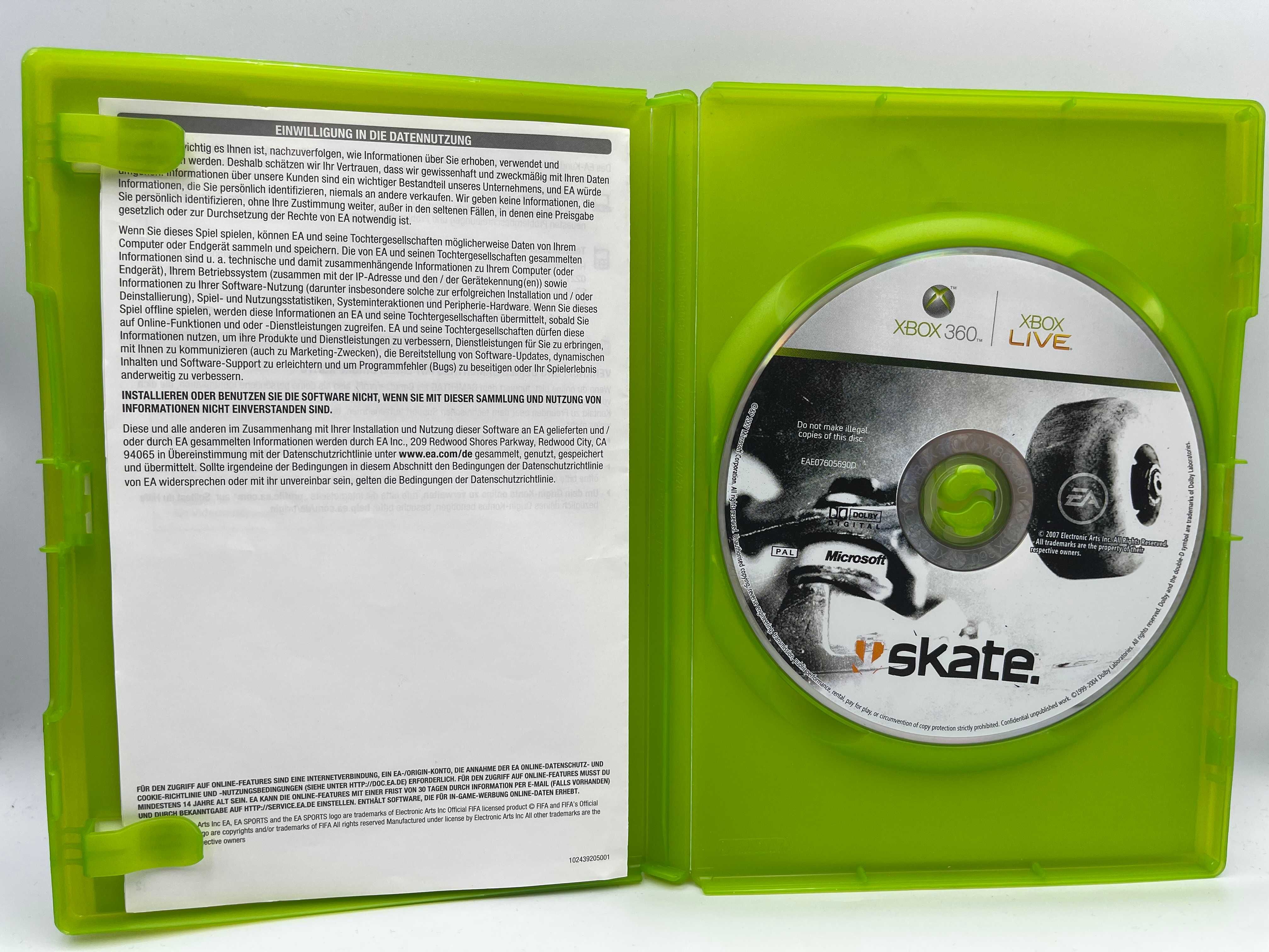 Gra Skate Xbox 360