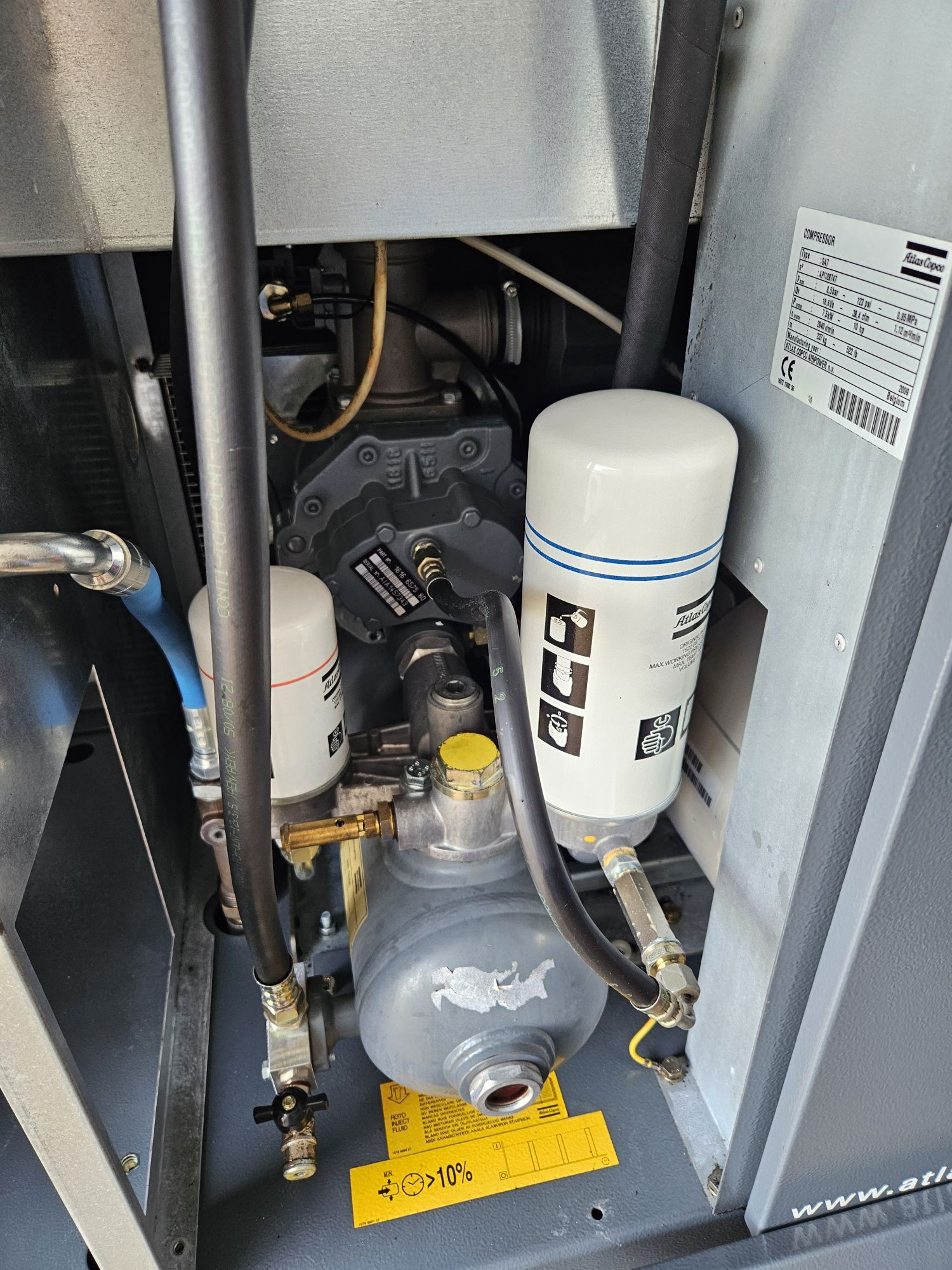 Kompresor srubowy atlas copco ga7 zbiornik 270l sprężarka