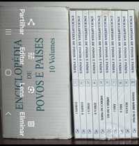 Enciclopédia Povos e Países - 10 livros novos na caixa original