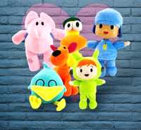 Conjunto de 6 peluches Pocoyo