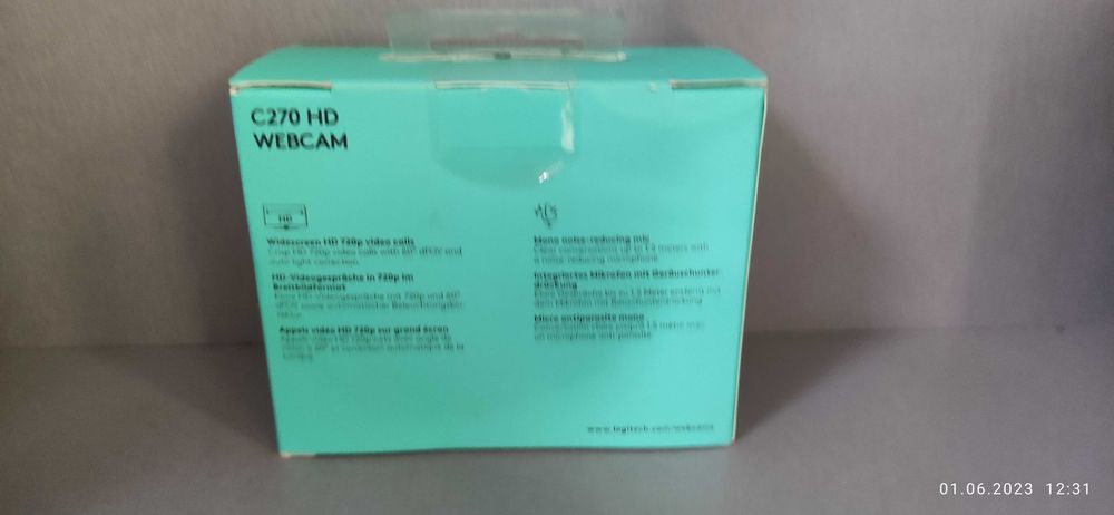 Веб-камера Logitech WebCam C270 (Новая)