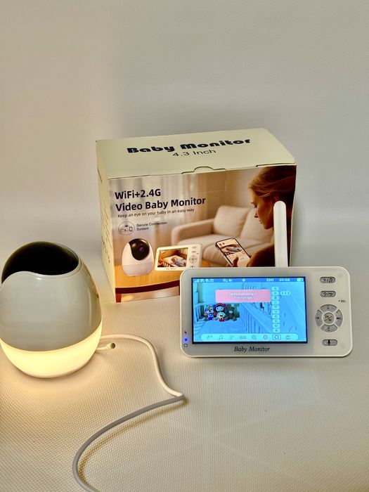 Відео няня ABM206 Wifi Baby monitor з нічником