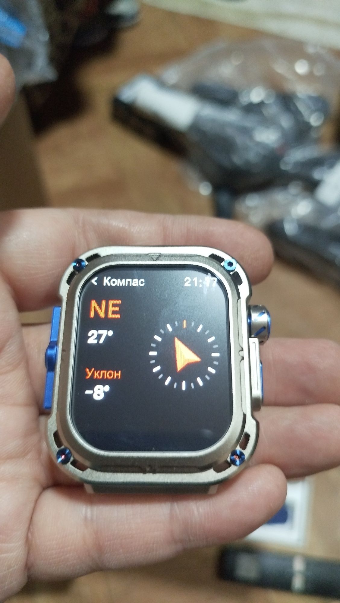 Смарт часы GPS. NFC. Compass. AMOLED. Барометр, Альтиметр.