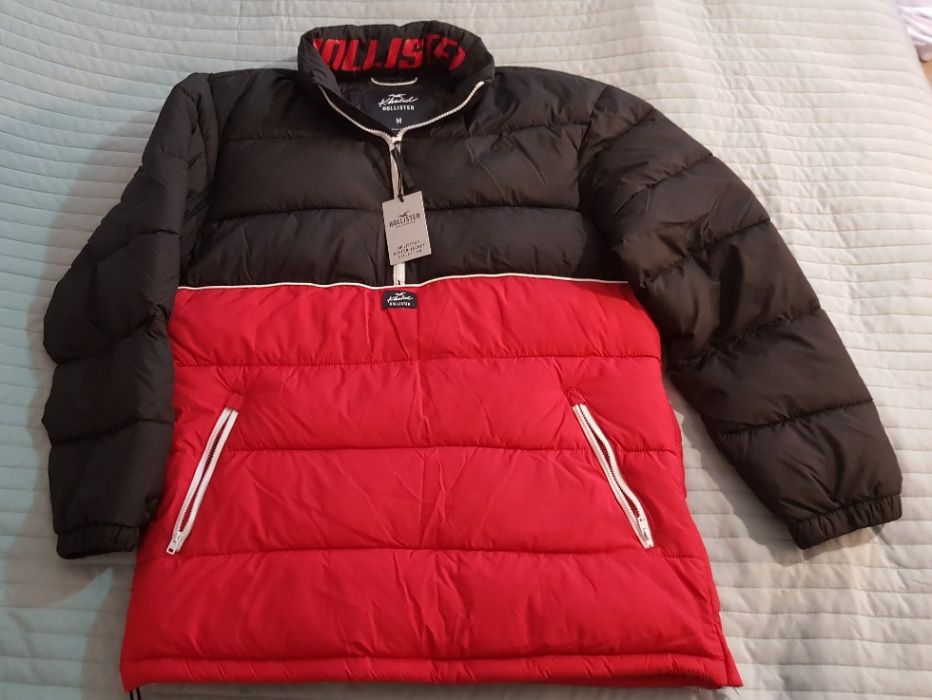 Kurtka Half-Zip Puffer Jacket Hollister M