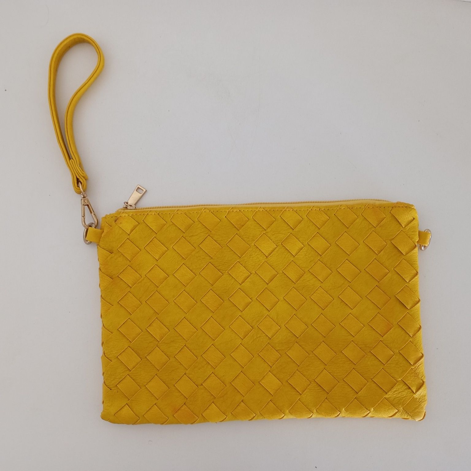 Mala de Tiracolo e Clutch | Amarelo / Mostarda