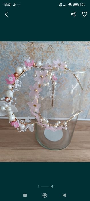 Opaski do włosów dziewczęce 4 sztuki