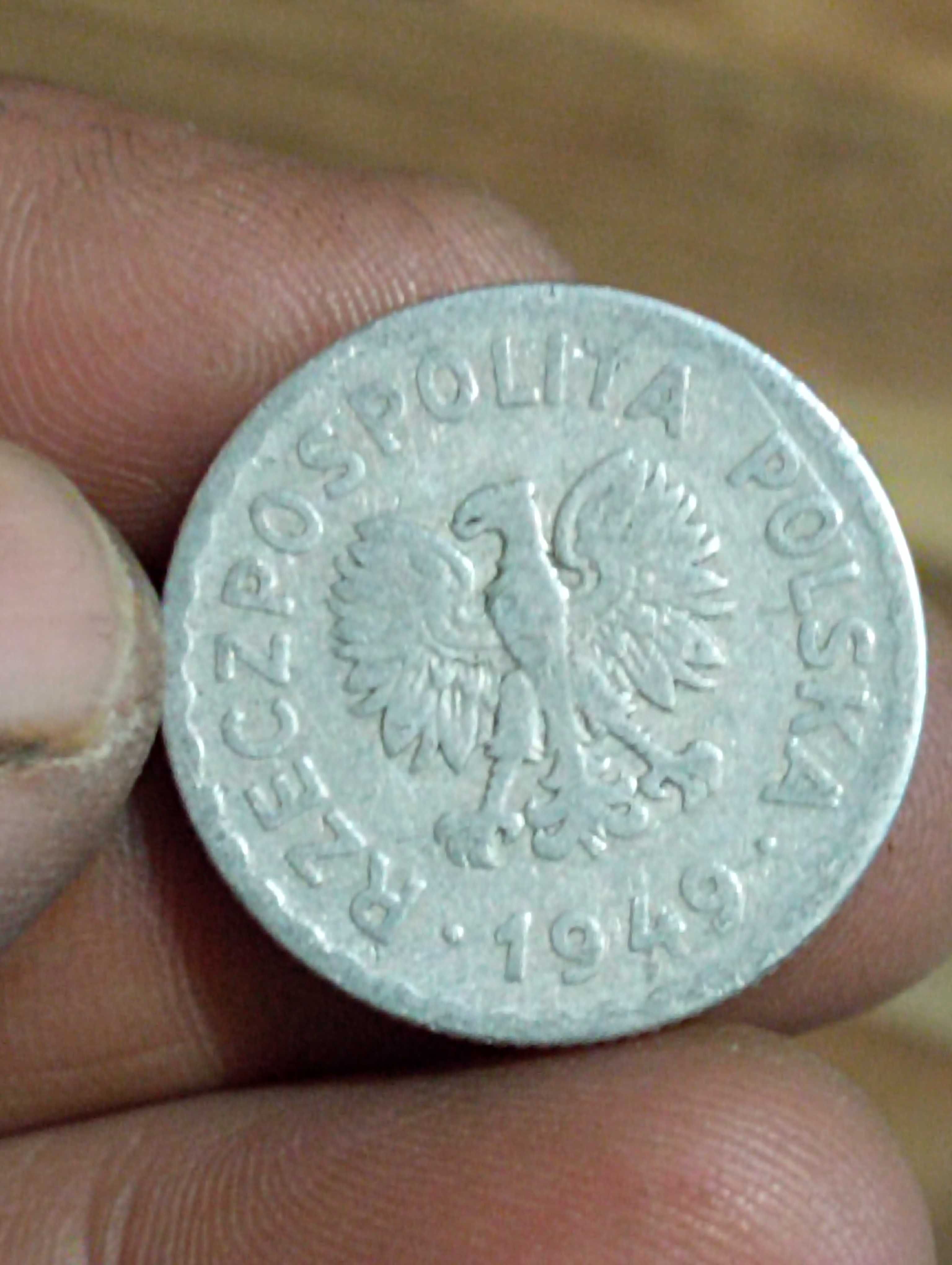 Monera 1 zloty 1949 rok bzm