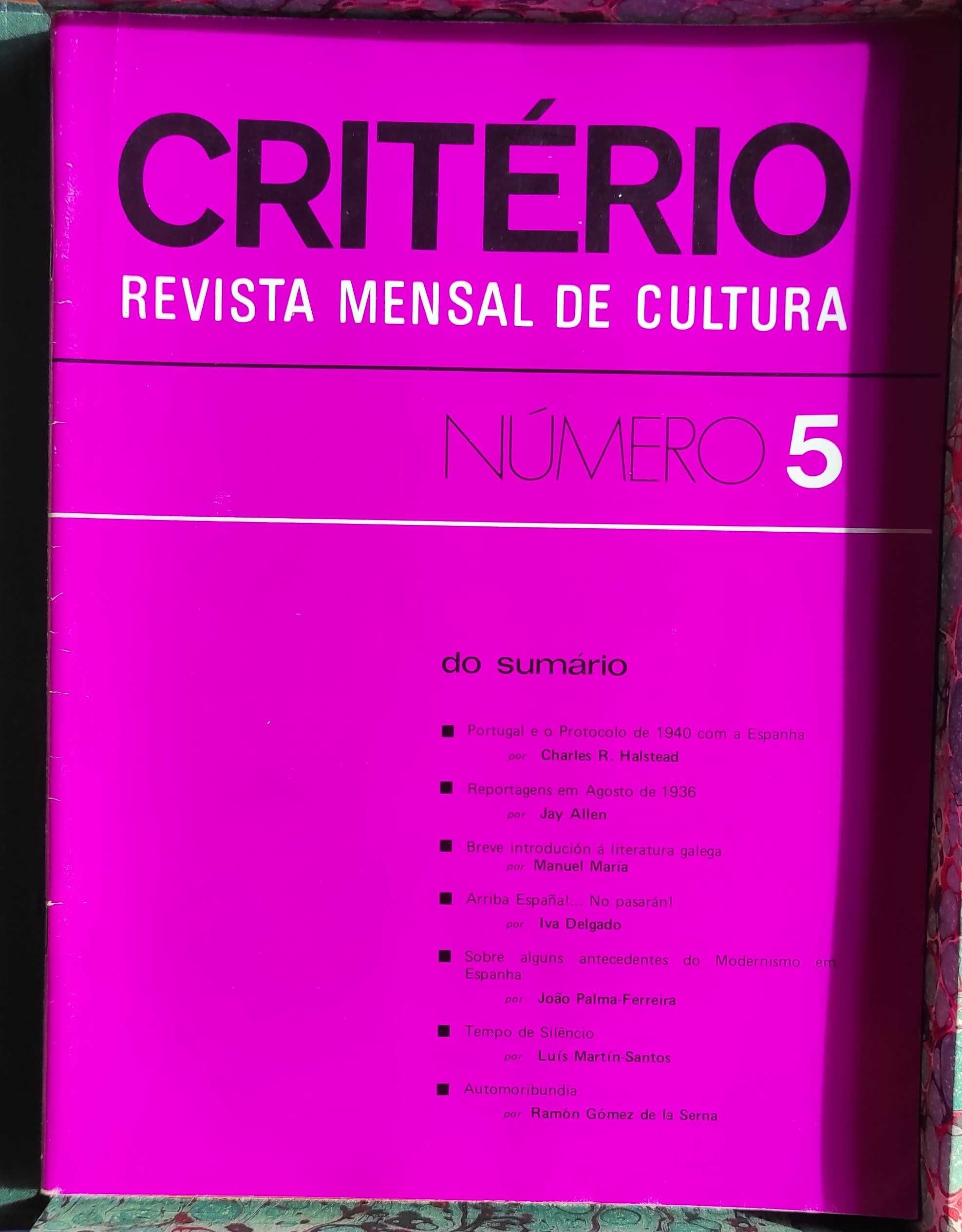 Critério. Revista Mensal de Cultura