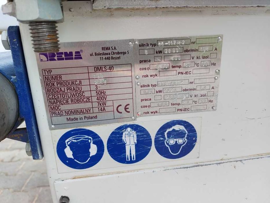 Solidna Piła formatowa Rema DMLS 40 i inne ,nie Felder ,SCM, Altendorf