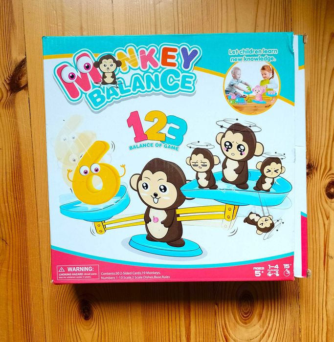 Gra edukacyjna Monkey Balance – równowaga i nauka liczb!