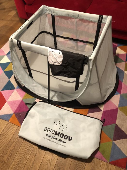 Aeromoov - Łóżeczko turystyczne, kompletne, niebieskie